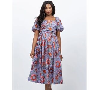 Cleobella Darlene Midi Dress in Manika Print Size Medium